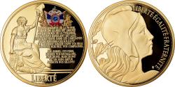 World Coins - France, Medal, Liberté, La Marseillaise, 2015, , Copper Gilt