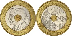 World Coins - Coin, France, Pierre de Coubertin, 20 Francs, 1994, , Tri-Metallic