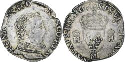 World Coins - France, Henri II, Teston à la tête nue, 1561, Toulouse, Buste D, Silver