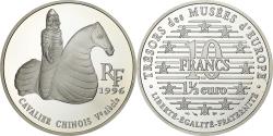 World Coins - France, 10 Francs-1.5 Euro, Trésors des Musées d'Europe, 1996, Paris, Silver