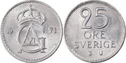 World Coins - Coin, Sweden, 25 Öre, 1971