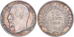 World Coins - France, Louis-Napoléon Bonaparte, 50 Centimes, 1852, Paris, Silver,