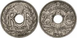 World Coins - France, 25 Centimes, Lindauer, 1914, Paris, Souligné, Nickel,