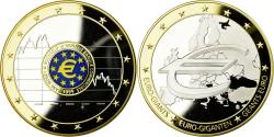 World Coins - France, Medal, Géants Euro, Monnaies Banque Commerciale, 1999,