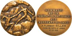 World Coins - France, Medal, Fédération Nationale des Donneurs de Sang, Trih Saint Léger