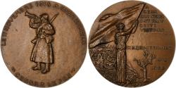 World Coins - France, Medal, Cinquantenaire de la Victoire, 1968, Bronze, Delamarre,