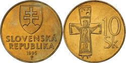 World Coins - Slovakia, 10 Koruna, 1995, Aluminum-Bronze, , KM:11