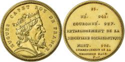 World Coins - France, Medal, Les Rois de France, Hugues Capet, History, Piéfort,