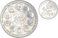 World Coins - France, Medal, L'Europe des 15, essai, 2004, , Copper-nickel