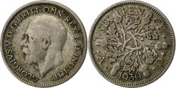 World Coins - Great Britain, George V, 6 Pence, 1930, Silver, , KM:832