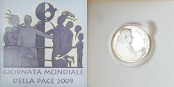 World Coins - VATICAN CITY, 5 Euro, World day of Peace, 2009, Rome, , Silver, KM:415