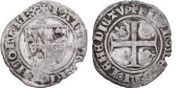World Coins - France, Charles VI, 1/2 Guénar, 1388-1422, Silver, , Duplessy:378A
