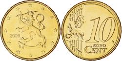 World Coins - Finland, 10 Euro Cent, 2009, Vantaa, , Brass, KM:126