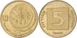 World Coins - Israel, 5 Agorot, 1986