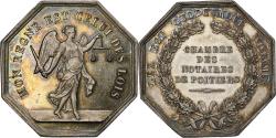 World Coins - France, Token, Chambre des Notaires de Poitiers, Silver, , Lerouge:330a