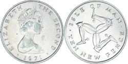 World Coins - Coin, Isle of Man, Elizabeth II, 10 New Pence, 1971, , Copper-nickel