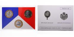 World Coins - Coin, France, Coffret triptyque 3 x 10 frs., 1989, MDP, FDC, 636/2000