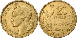 World Coins - France, 20 Francs, Guiraud, 1950, Paris, Aluminum-Bronze, , KM:916.1