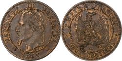 World Coins - France, Napoleon III, 2 Centimes, 1862, Paris, Bronze, , Gadoury:104