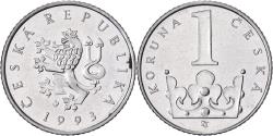World Coins - Czech Republic, Koruna, 1993, Nickel plated steel, , KM:7