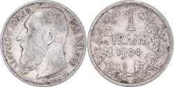 World Coins - Coin, Belgium, Leopold II, Franc, 1904, , Silver, KM:57.1