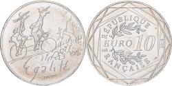 World Coins - France, 10 Euro, 2014, Sempé Égalité Printemps, , Silver