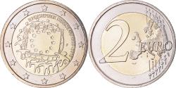 World Coins - Germany, 2 Euro, 2015, Stuttgart, 30 ans   Drapeau européen,