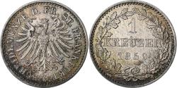 World Coins - German States, FRANKFURT AM MAIN, Kreuzer, 1859, Frankfurt, Silver,