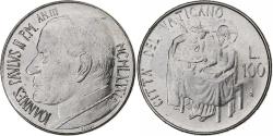 World Coins - Vatican, John Paul II, 100 Lire, 1981 (Anno III), Rome, Stainless Steel,
