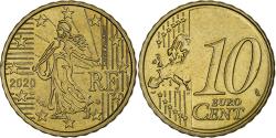 World Coins - France, 10 Euro Cent, 2020, Paris, , Brass, KM:1410