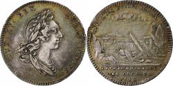 World Coins - France, Token, Louis XV, Extraordinaire des Guerres, 1745, Silver,