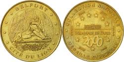 World Coins - France, Token, Touristic token, Belfort - Cité du Lion, 2000, Monnaie de Paris