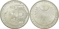 World Coins - Coin, GERMANY - FEDERAL REPUBLIC, 10 Euro, 2003, Karlsruhe, Germany,
