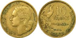 World Coins - Coin, France, Guiraud, 10 Francs, 1954, Paris, , Aluminum-Bronze