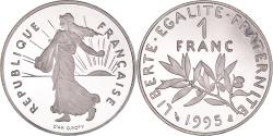 World Coins - Coin, France, Semeuse, Franc, 1995, Paris, Proof, , Nickel, KM:925.1