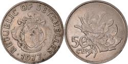 World Coins - Coin, Seychelles, 50 Cents, 1977, British Royal Mint, , Copper-nickel