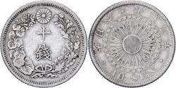 World Coins - Japan, Yoshihito, 10 Sen, Taishō Era, Yr. 2 (1913), Silver,