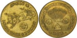 World Coins - France, Token, Espace, Apollo 13, Bronze-Aluminium, Shell,