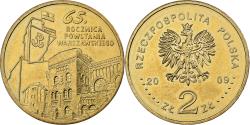 World Coins - Poland, 2 Zlote, 2009, Warsaw, Brass, , KM:687