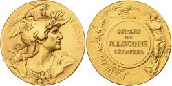 World Coins - France, Medal, Gallia, offert par M. Lavoine, Sénateur, n.d., Bronze, Bottée