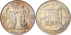 World Coins - France, Medal, Europa, Passage à l'An 2000, 2000, Copper-nickel,