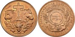 World Coins - France, Medal, Agriculture, Concours général de Nevers, Nièvre, 1894, Bronze