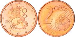World Coins - Finland, 2 Euro Cent, 2006, Vantaa, , Copper Plated Steel, KM:99