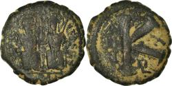 Ancient Coins - Coin, Justin II, Half Follis, 574-575, Constantinople, , Copper