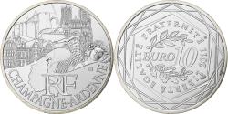 World Coins - France, 10 Euro, Euros des régions, Champagne-Ardenne, 2011, Silver,