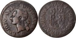 World Coins - Coin, France, Louis XVI, Liard, Liard, 1791, La Rochelle, , Copper