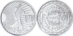 World Coins - France, 10 Euro, 2009, Monnaie de Paris, Semeuse, , Silver