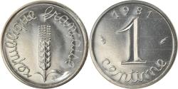 World Coins - Coin, France, Épi, Centime, 1981, Paris, , Stainless Steel, KM:928