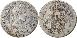 World Coins - Coin, Spain, Ferdinand VII, 1/2 Real, 1/2 Croat, 1833, Madrid,