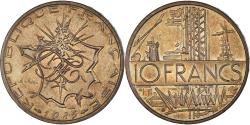 World Coins - Coin, France, Mathieu, 10 Francs, 1985, Tranche A, , Nickel-brass